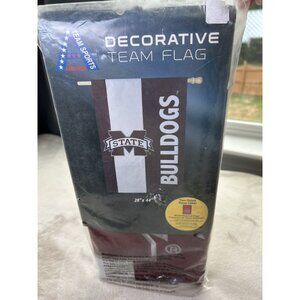 Mississippi State Bulldogs Team Flag 28x44 Yard Flag College Football 2 Sided